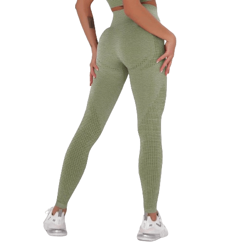 Legging Feminina Desenhada Cintura Alta