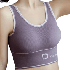 Top Feminino Esportivo Formato U